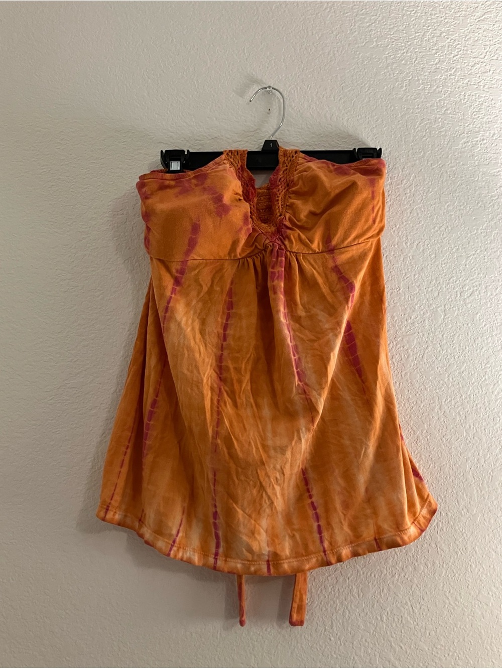 Orange & Pink Halter Top